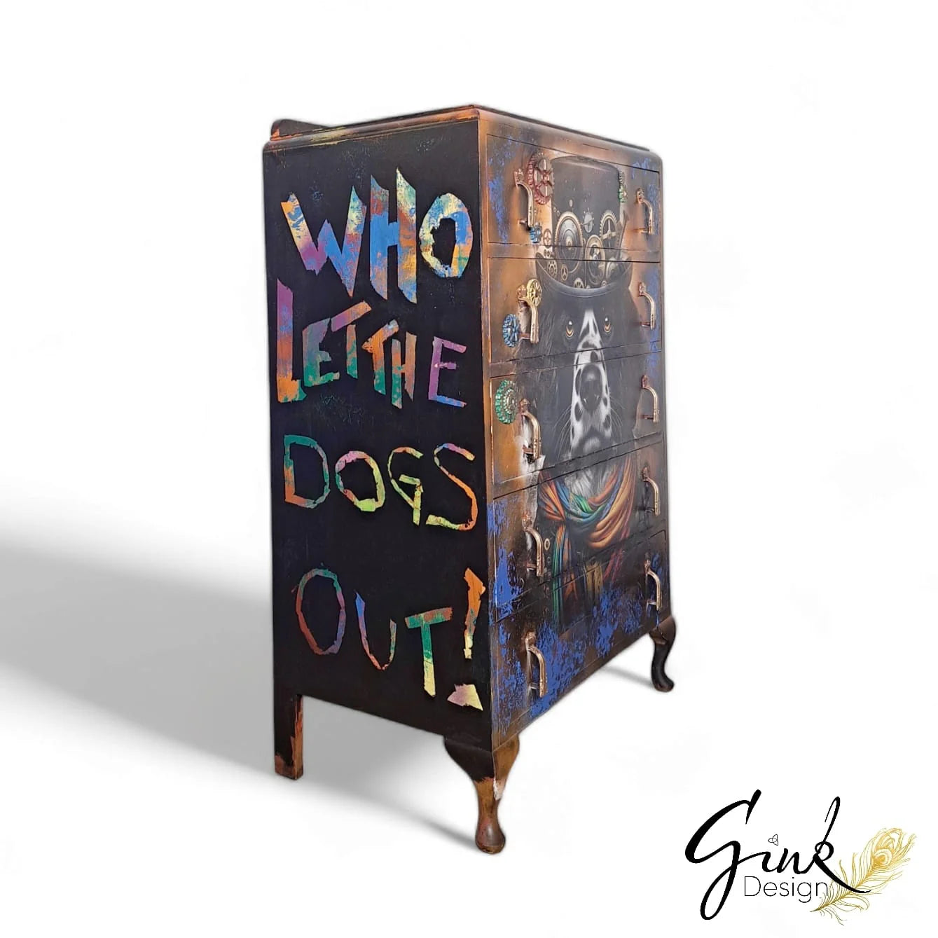 Diego Dog - Mint Decoupage Paper