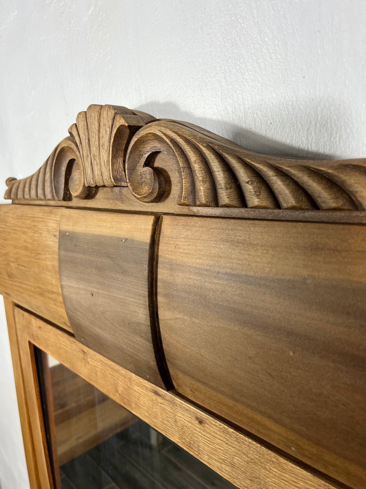 Large Antique Mirror, Tall Vintage Mirror, Entryway,