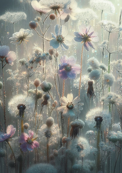 Dew - Mint Decoupage Paper