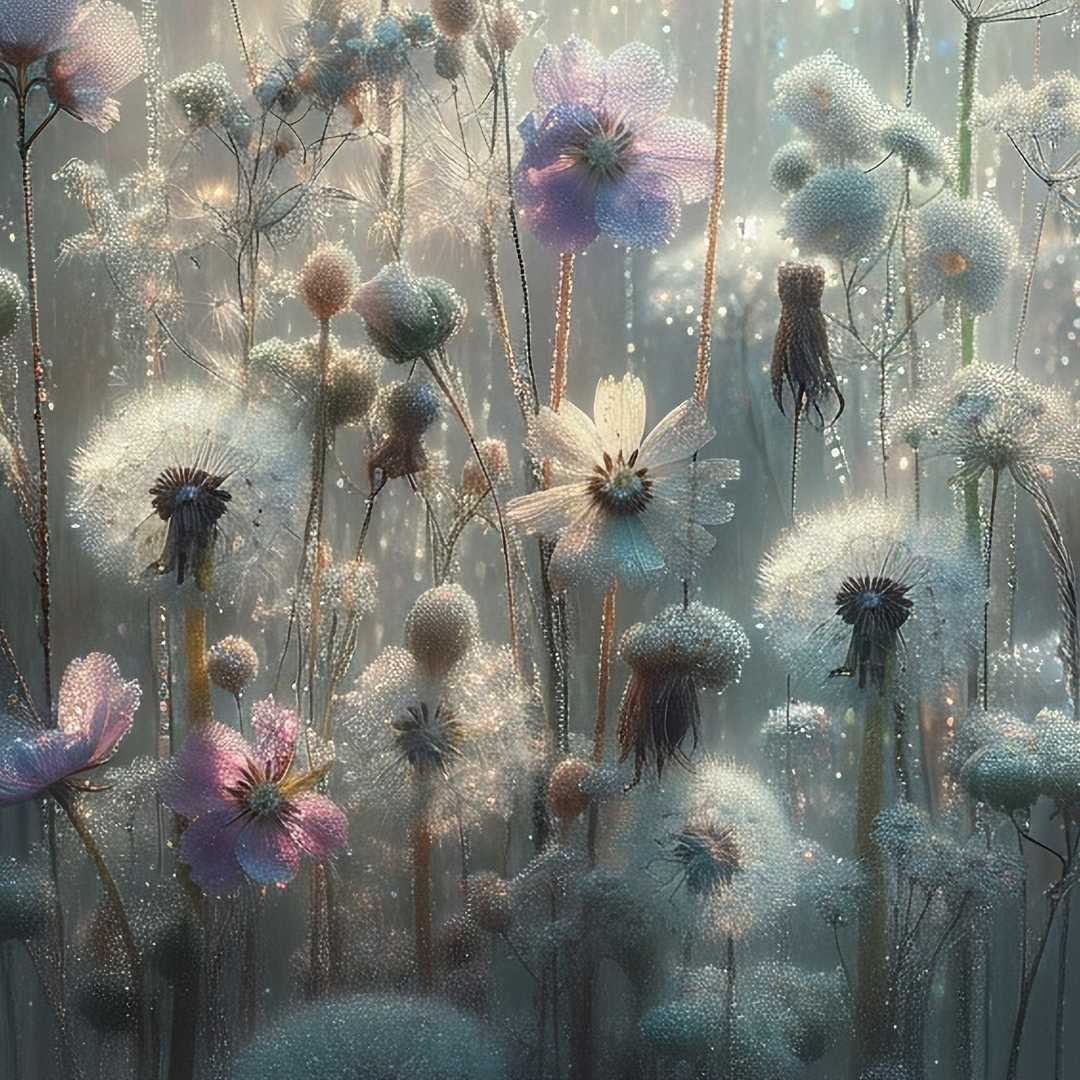 Dew - Mint Decoupage Paper