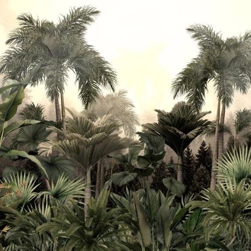 The Tropics - Mint Decoupage Paper