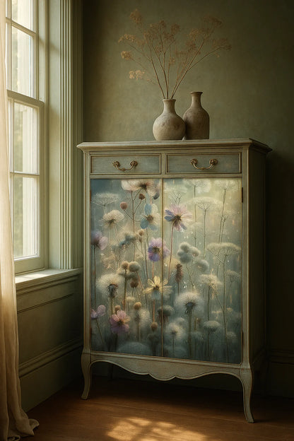 Dew - Mint Decoupage Paper